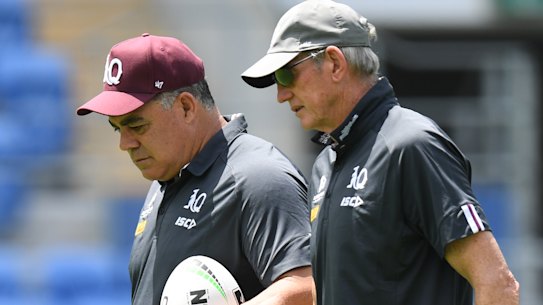 Mal Meninga and Wayne Bennett.