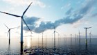 An offshore wind farm.