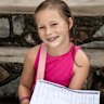 Eight-year-olds Sarah Marsh (left) and Renee Smajstrla were both staying at Camp Mystic.