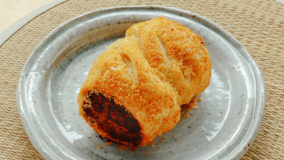 Tokyo Lamington’s pork katsu-meets-sausage roll.