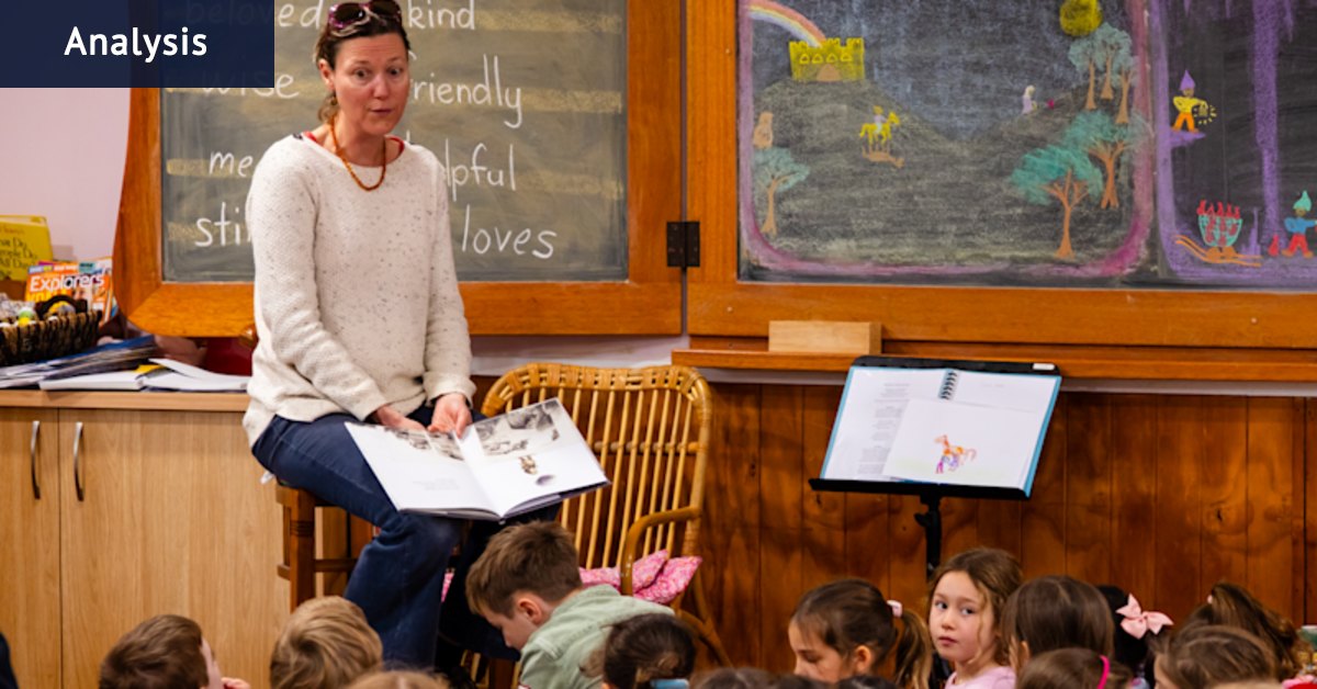 Schools were seduced by screens. Now laptops are being put on the floor