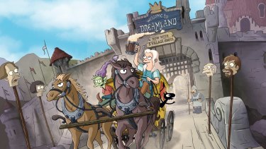 Disenchantment, by The Simpsons' creator Matt Groening, is set in the medieval fantasy kingdom of Dreamland. 