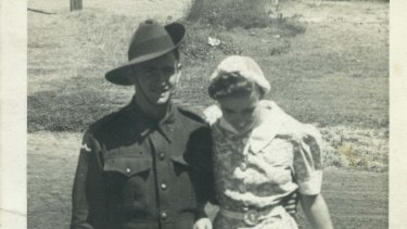 Stan Roberts with his young wife Nellie.