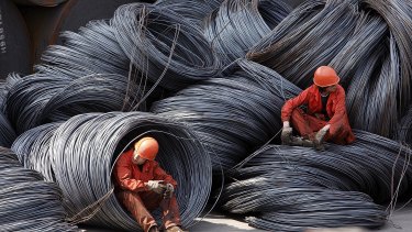 The rapid industrialisation of China has greatly increased our exports of minerals and energy.