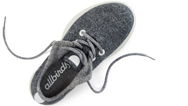 Allbirds shoes are made from wool and soft and downy to touch. 