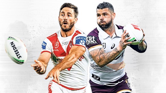 Old couple: Ben Hunt and Adam Reynolds.