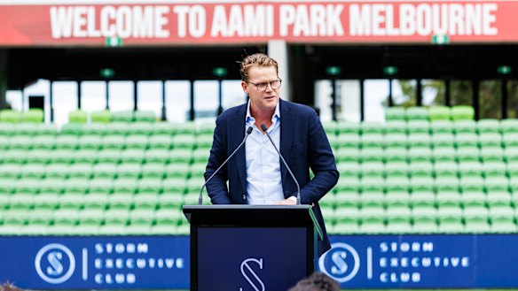 Melbourne Storm chief executive Justin Rodski.