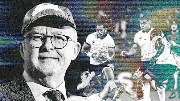 Prime Minister Anthony Albanese will attend the rugby union Test between Australia in Fiji in Newcastle on Sunday with Fijian leader Sitiveni Rabuka. 