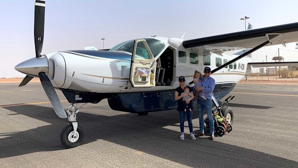 The Ellis family hope to make more trips to Birdsville once borders reopen.