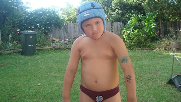 Josh Schuster as a youngster.