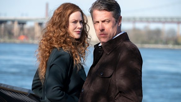 Grace (Nicole Kidman) and Jonathan (Hugh Grant) in The Undoing.