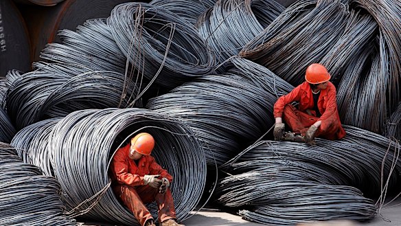 The rapid industrialisation of China has greatly increased our exports of minerals and energy.