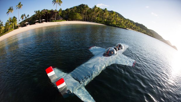 Laucala Island Resort has its own submarine that guests can use.