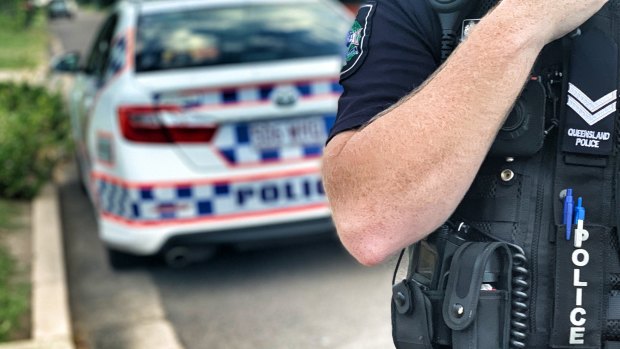 Patrolling police arrested a Maryborough man in the front yard of a nearby property following the stabbing.