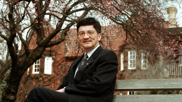  Tsebin Tchen at Canberra Grammar School, where he spent two years of his schooling life.