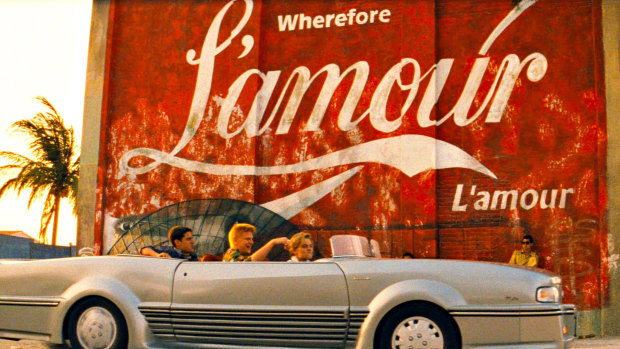 The L’amour sign in Baz Lurhmann’s 1996 film Romeo + Juliet.
