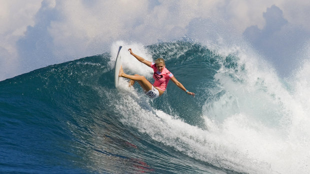 Closing in: Stephanie Gilmore is within reach of yet another world title.
