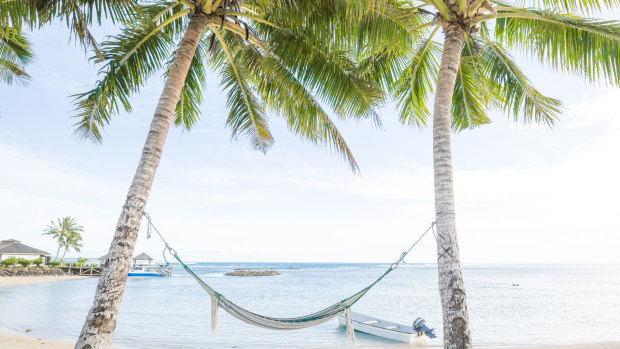 The moment you lie down in a hammock, your body gives out, your mind drifts off, and you are transported to a tropical white-sand beach with ocean breezes gently rocking you to sleep between swaying palms.