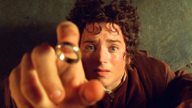 The movie theatre is “a sacred democratic space for all”: Elijah Wood in the Lord of the Rings trilogy. 