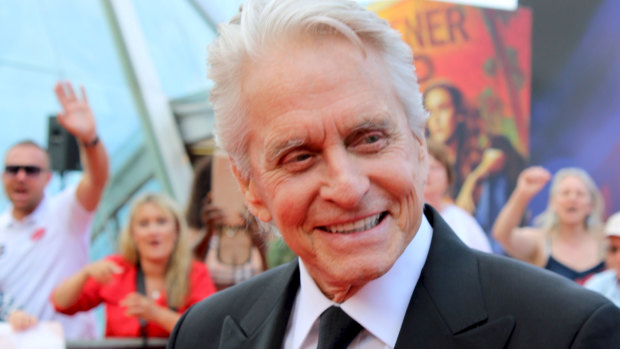 Michael Douglas arrives at the 59th annual Golden Nymph Awards at the Monte-Carlo Television Festival.