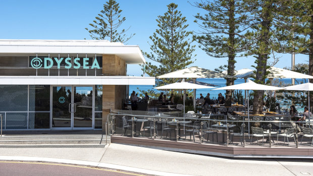 Odyssea City Beach is distancing their tables to help fight community spread of coronavirus.