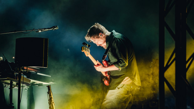 Start making sense: Justin Vernon of Bon Iver at Aware Super Theatre.