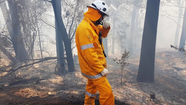 The man was charged over fires that were lit during a dangerous fire period in Queensland.