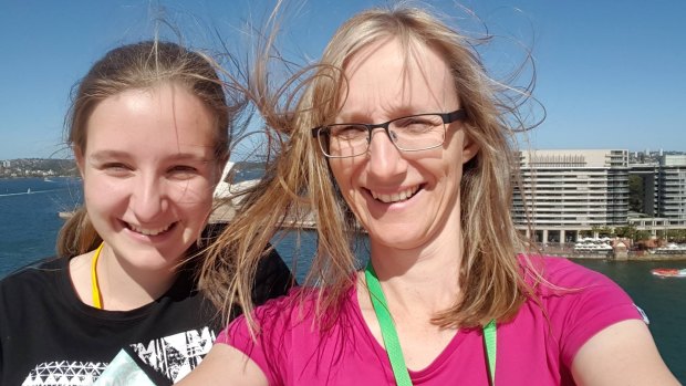 Brisbane's Julie Richards, 47, and Jessica Richards, 20, pictured in 2015.