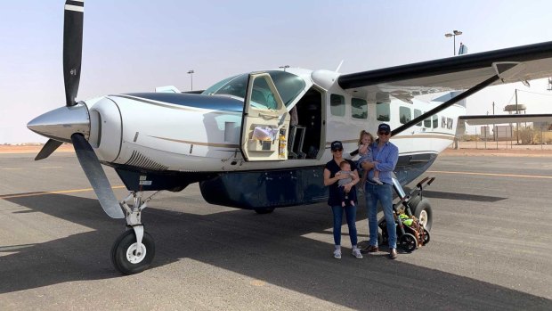 The Ellis family hope to make more trips to Birdsville once borders reopen.