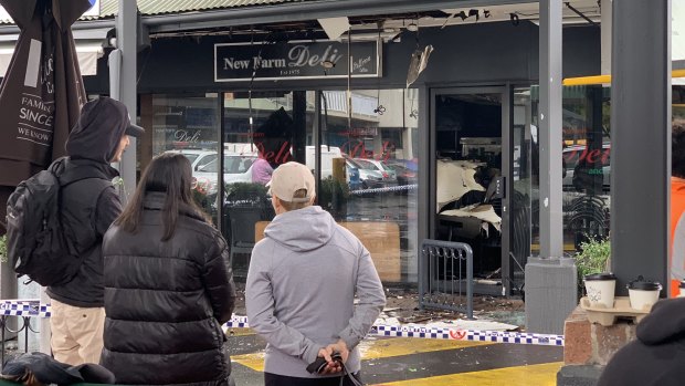 The owners of New Farm Deli wrote on Facebook they were "devastated".