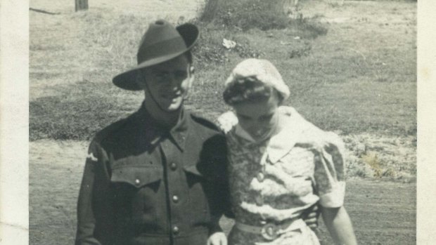 Stan Roberts with his young wife Nellie.