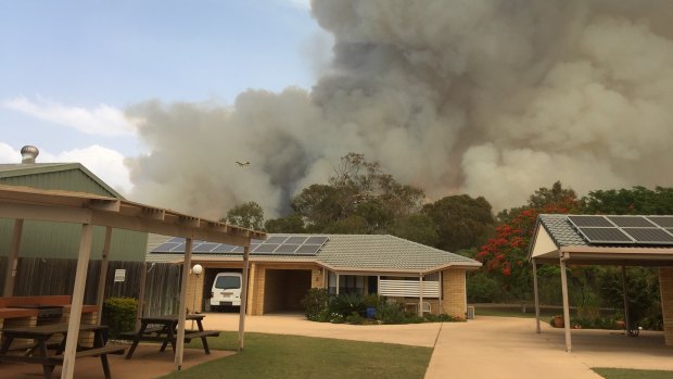 A "prepare to leave" warning was in place for Woodgate, near Bundaberg, on Thursday afternoon.
