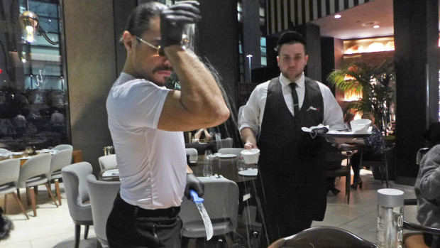 Salt Bae, aka Turkish chef Nusret Gokce, served steak to Venezuelan President Nicolas Maduro.