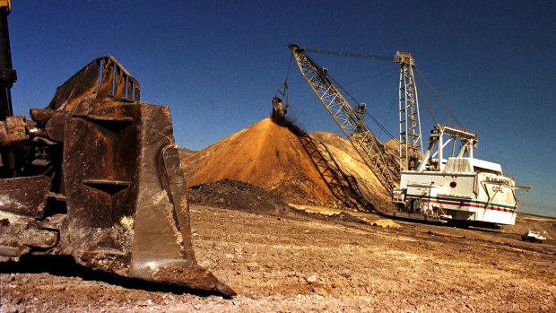 Rio Tinto shares fell by as much as 7 per cent this morning. 