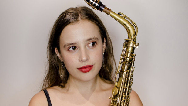 Melbourne Women’s International Jazz Festival saxophonist Holly Moore.
