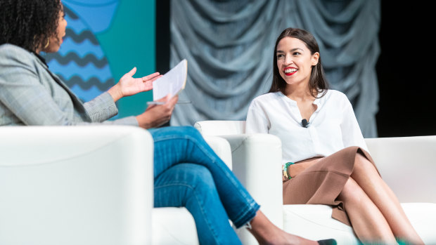 South by Southwest attracts high-profile speakers such as New York Rep. Alexandria Ocasio-Cortez who appeared at the 2019 SXSW conference.