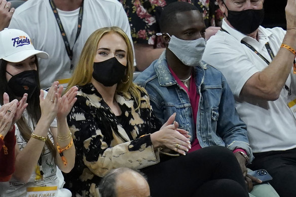 Adele confirms her relationship with sports agent Richard Paul in the Vogue interviews. The pair first appeared at an NBA finals game in Phoenix, Arizona.