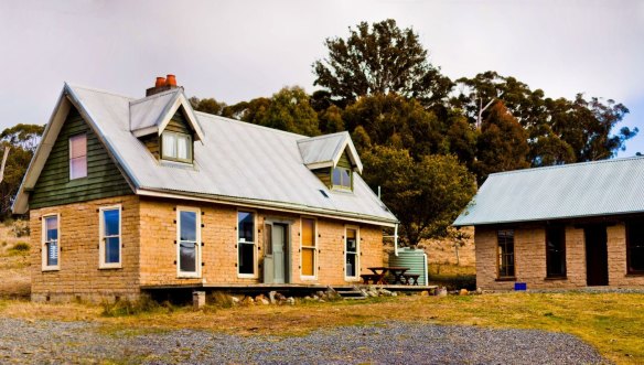 Richard's Glover's mud-brick house which he built, with friends and family. 