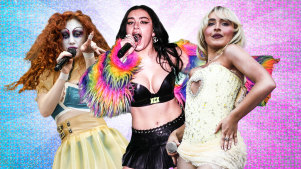 Chappell Roan, Charli XCX and Sabrina Carpenter (left to right) are bringing us the fun, slutty pop we’ve been missing.
