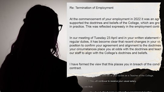 Charlotte (not her real name) was fired from her job as a primary school teacher after her same-sex relationship was discovered.