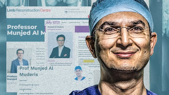 Dr Munjed Al Muderis has claimed affiliations with the University  of Sydney which have been denied by the university.
