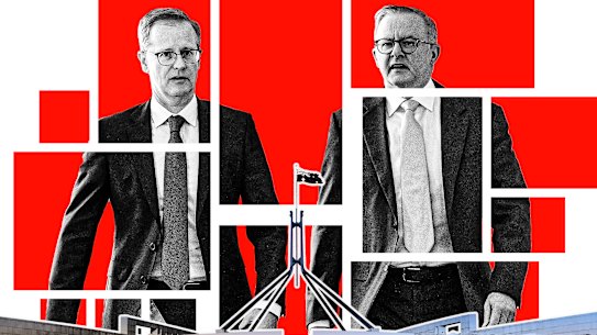 Tim Gartrell and Anthony Albanese.