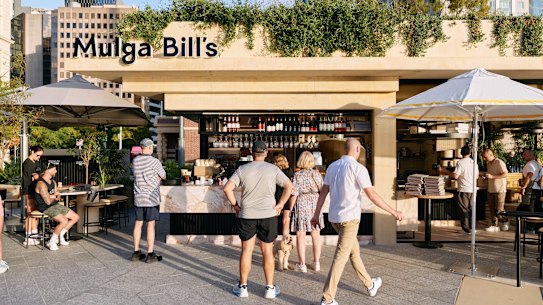 Mulga Bill’s is open daily from 6am until late.