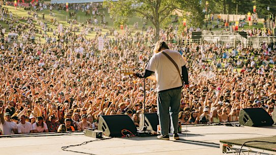 Live Nation stages the Splendour in the Grass and Falls festivals in Australia.  Skeggs performs at Splendour in 2023.