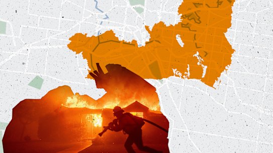 Climate changed has increased the risk of Melbourne experiencing LA-type fires.