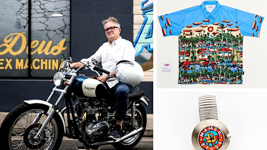 , Jennings established the fashion business Deus Ex Machina, swapping surf for motorbike culture.