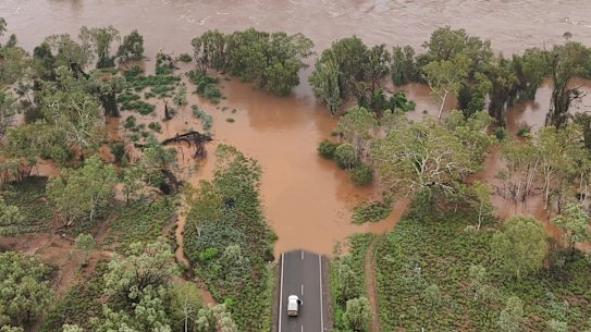 Flooding in northern inland regions of Queensland, 2025-26 Christmas and New Years period.
