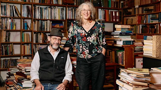 Archives Fine Books owners Hamish Alcorn and Dawn Albinger 