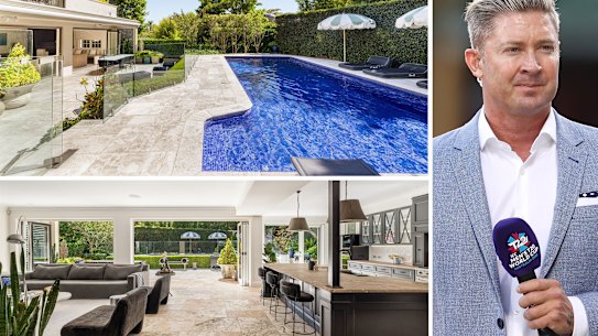 Michael Clarke has put his $13 million Vaucluse home on the market.