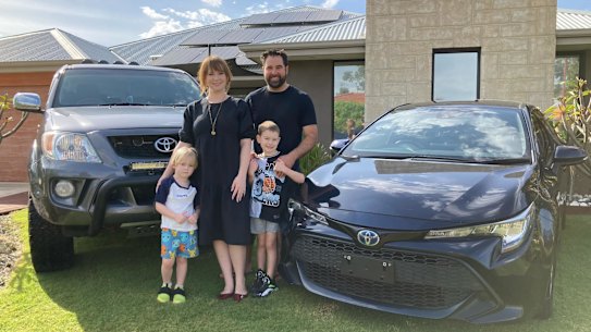 The Cooper family from Tapping own two of WA’s most popular cars.